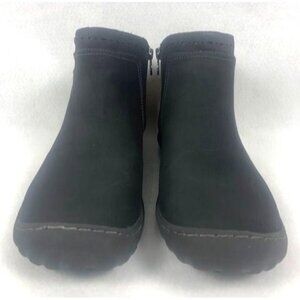 JBU Jambo Juno Women's Black Leather Ankle Booties with‎ Side Zippers Size 11M